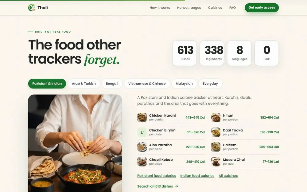Thali: The food other trackers forget